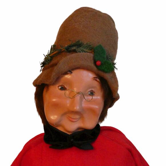 Byers' Choice Christmas Musical Waite Man with French Horn 13" Figurine - Picture 2 of 8